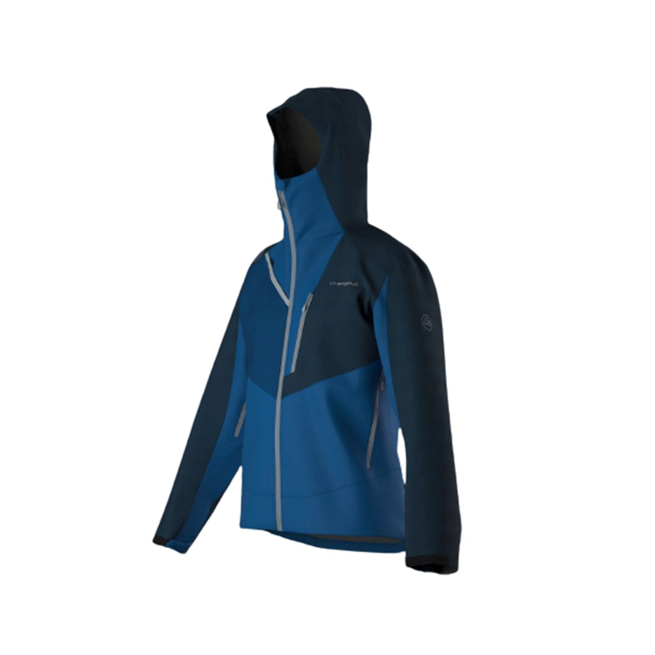 Alpine Guide Softshell Jacket Man Electric Blue/Storm Blue