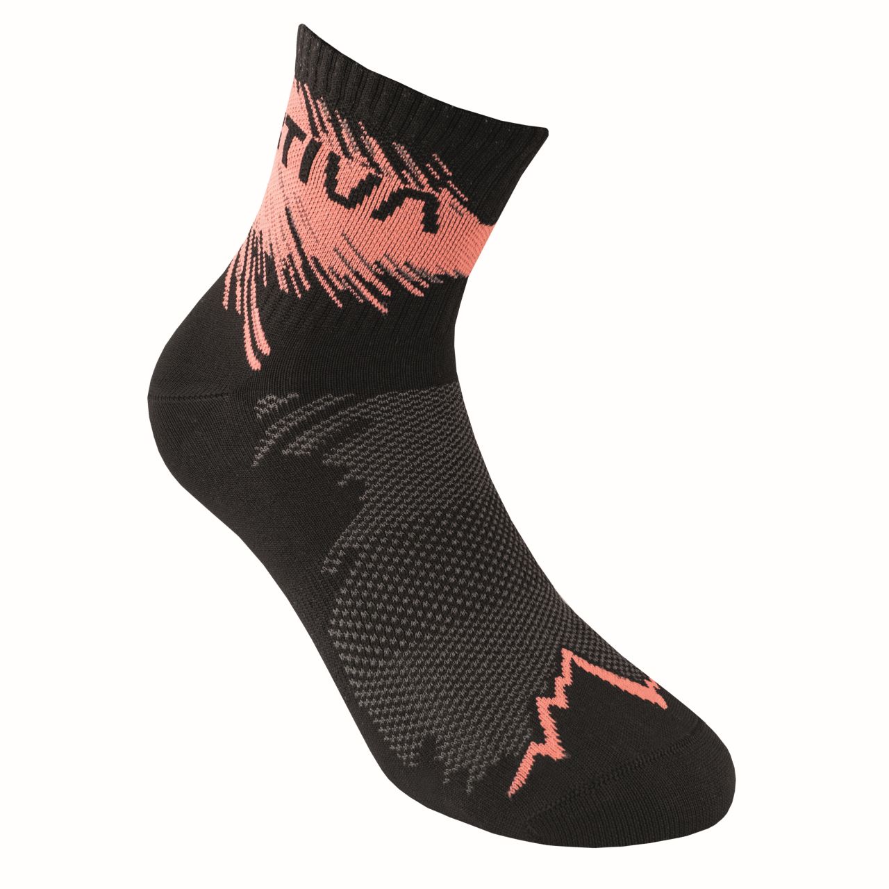 Trail Running Socks Black/Flamingo