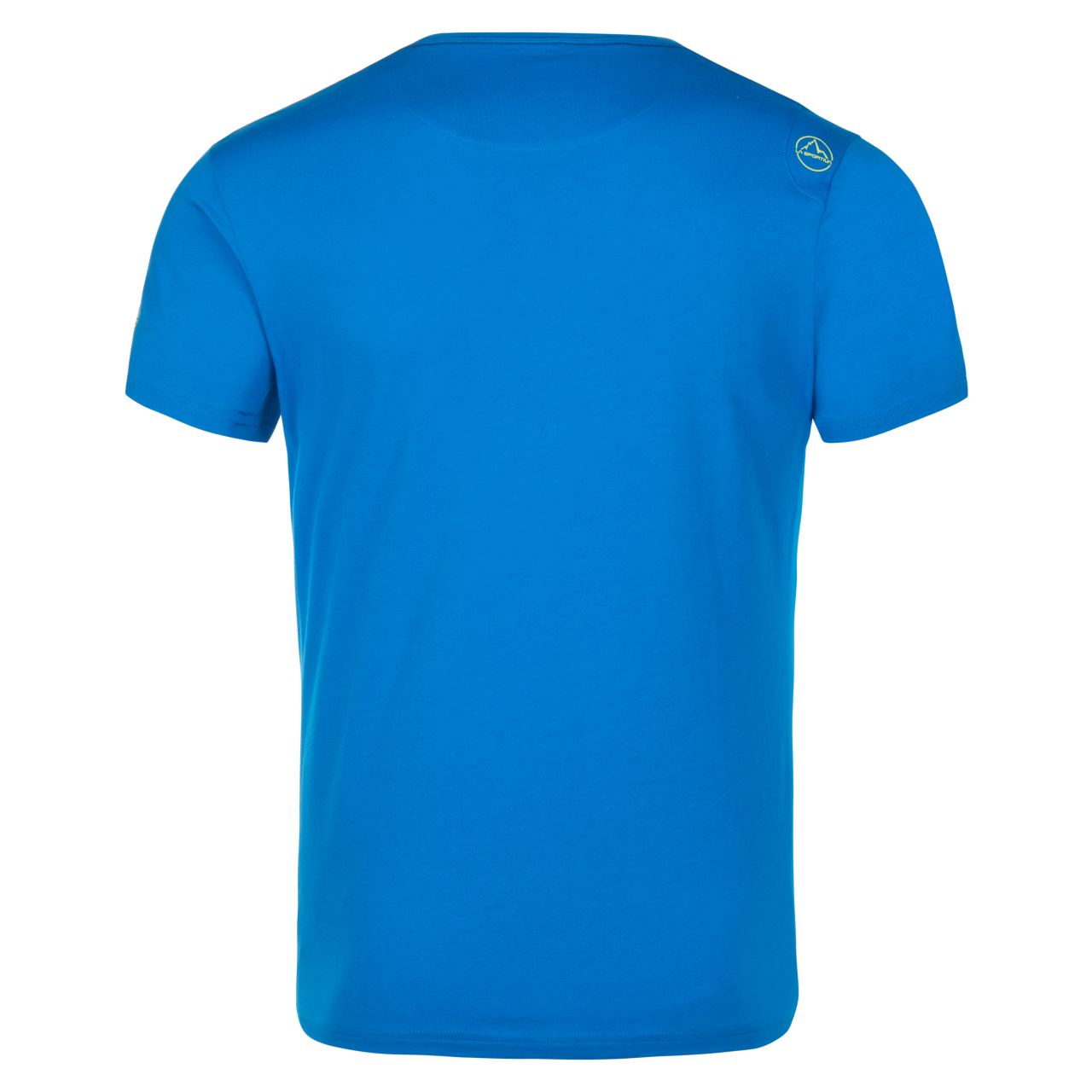 Stripe Cube T-Shirt Man electric blue