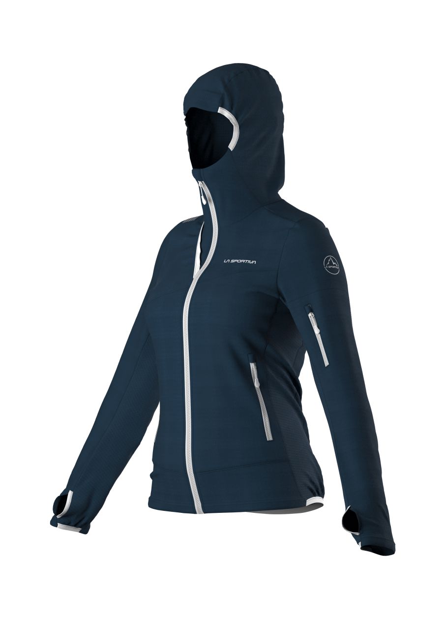 Lucendro Thermal 2.0 Hoody Woman Storm Blue