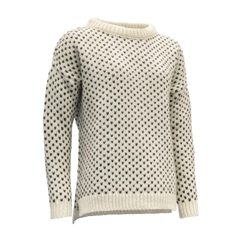 Nordsjo Woman's Split Seam Sweater Offwhite