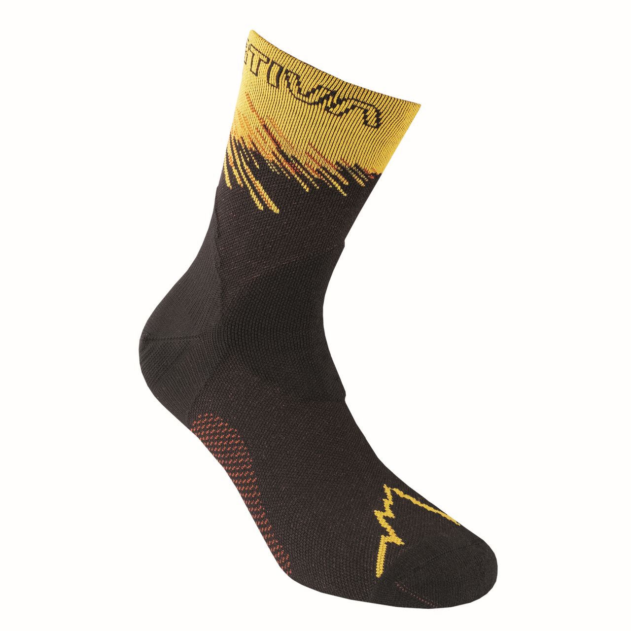 Ultra Running Socks Black/Yellow