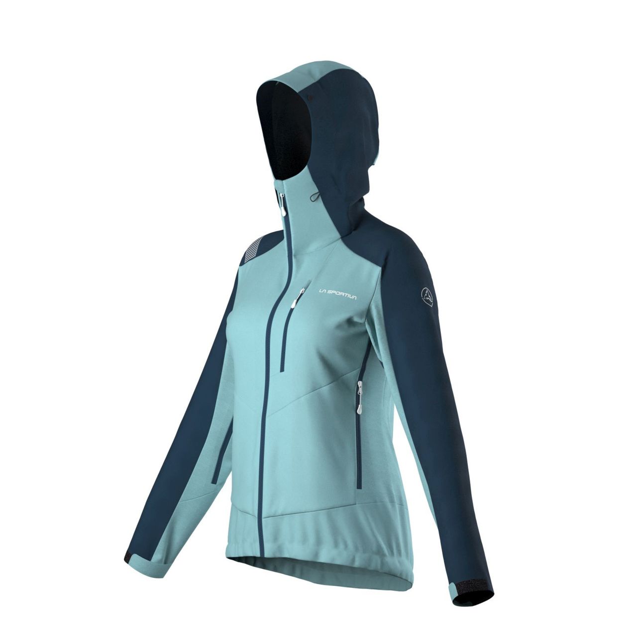 Alpine Guide Softshell Jacket Woman Iceberg/Storm Blue
